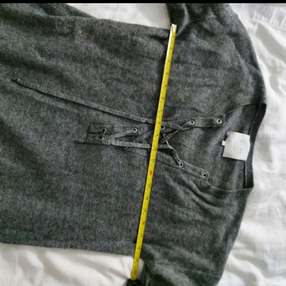 Part two | inova lace up oversized wool blend sweater - Picture 3 of 10